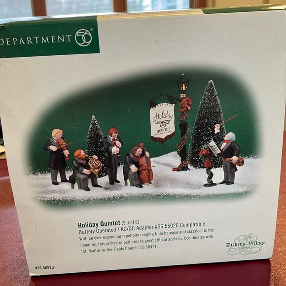 🎄Department 56 Dickens Village holiday quintet ￼ - Picture 3 of 4